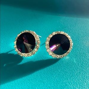 Purple Stud Earrings